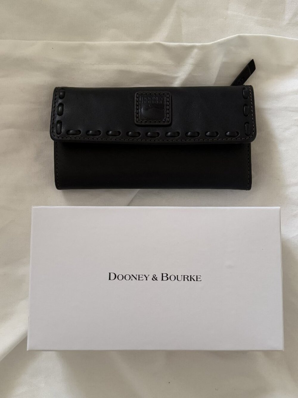 Dooney and Bourke Florentine Continental Clutch Wallet Black